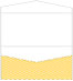 Chevron Bomble Bee Pocket Invitation Style A4 (4 x 9) 10/Pk