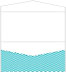Chevron Fiji Pocket Invitation Style A4 (4 x 9) 10/Pk