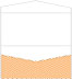 Chevron Lava Pocket Invitation Style A4 (4 x 9) 10/Pk