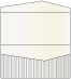 Stripe Grey Pocket Invitation Style A4 (4 x 9) 10/Pk