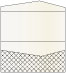 Casablanca Black & White Pocket Invitation Style A4 (4 x 9) 10/Pk