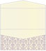 Victoria Grey Pocket Invitation Style A4 (4 x 9) 10/Pk