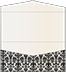 Victoria Black & White Pocket Invitation Style A4 (4 x 9) 10/Pk