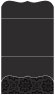 Morocco Noir Pocket Invitation Style A9 (5 1/4 x 7 1/4) - 10/Pk