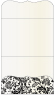 Renaissance Black Pocket Invitation Style A9 (5 1/4 x 7 1/4) - 10/Pk