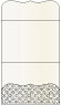 Rococo Black Pocket Invitation Style A9 (5 1/4 x 7 1/4) - 10/Pk