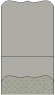 Rococo Pewter Pocket Invitation Style A9 (5 1/4 x 7 1/4) - 10/Pk