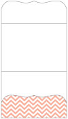 Chevron Ginger Pocket Invitation Style A9 (5 1/4 x 7 1/4) - 10/Pk