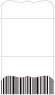 Stripe Black & White Pocket Invitation Style A9 (5 1/4 x 7 1/4) - 10/Pk
