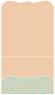 Victoria Tan Pocket Invitation Style A9 (5 1/4 x 7 1/4) - 10/Pk