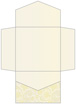 Paisley Yellow Pocket Invitation Style B2 (6 1/4 x 6 1/4) - 10/Pk
