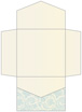 Paisley Blue Pocket Invitation Style B2 (6 1/4 x 6 1/4) - 10/Pk