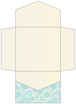 Paisley Aquamarine Pocket Invitation Style B2 (6 1/4 x 6 1/4) - 10/Pk