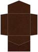Paisley Chocolate Pocket Invitation Style B2 (6 1/4 x 6 1/4) - 10/Pk