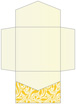 Peacock Yellow Pocket Invitation Style B2 (6 1/4 x 6 1/4) - 10/Pk