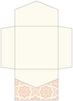 Morocco Mellow Pink Pocket Invitation Style B2 (6 1/4 x 6 1/4) - 10/Pk