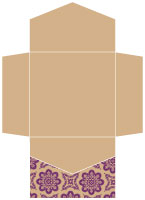 Morocco Mellow Purple Pocket Invitation Style B2 (6 1/4 x 6 1/4) - 10/Pk