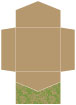 Renaissance Green Pocket Invitation Style B2 (6 1/4 x 6 1/4) - 10/Pk