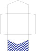 Chevron Comet Pocket Invitation Style B2 (6 1/4 x 6 1/4) - 10/Pk