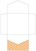 Chevron Lava Pocket Invitation Style B2 (6 1/4 x 6 1/4) - 10/Pk