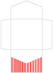 Stripe Rouge Pocket Invitation Style B2 (6 1/4 x 6 1/4) - 10/Pk