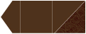 Paisley Chocolate Pocket Invitation Style B6 (6 1/4 x 6 1/4) - 10/Pk