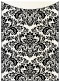 Floral Black Jacket Invitation (5 1/8 x 7 1/8) - 10/Pk