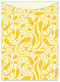 Peacock Yellow Jacket Invitation (5 1/8 x 7 1/8) - 10/Pk