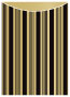 Stripe Black Jacket Invitation (5 1/8 x 7 1/8) - 10/Pk