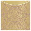 Floral Bronze Jacket Invitation (5 5/8 x 5 5/8) - 10/Pk
