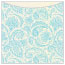 Paisley Aquamarine Jacket Invitation (5 5/8 x 5 5/8) - 10/Pk