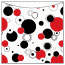 Disco Black-Red Jacket Invitation (5 5/8 x 5 5/8) - 10/Pk