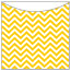 Chevron Bomble Bee Jacket Invitation (5 5/8 x 5 5/8) - 10/Pk
