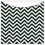 Chevron B&W Jacket Invitation (5 5/8 x 5 5/8) - 10/Pk
