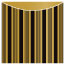 Stripe Noir Jacket Invitation (5 5/8 x 5 5/8) - 10/Pk