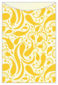 Peacock Yellow Jacket Invitation (3 3/4 x 5 1/8) - 10/Pk