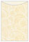 Paisley Gold Jacket Invitation (3 3/4 x 5 1/8) - 10/Pk