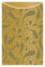 Peacock Antique Gold Jacket Invitation (3 3/4 x 5 1/8) - 10/Pk