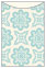 Morocco Mellow Blue Jacket Invitation (3 3/4 x 5 1/8) - 10/Pk