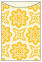 Morocco Yellow Jacket Invitation (3 3/4 x 5 1/8) - 10/Pk