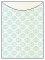 Rococo Aqua Jacket Invitation (3 3/4 x 5 1/8) - 10/Pk