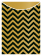 Chevron Noir Jacket Invitation (3 3/4 x 5 1/8) - 10/Pk