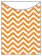 Chevron Lava Jacket Invitation (3 3/4 x 5 1/8) - 10/Pk