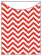 Chevron Rouge Jacket Invitation (3 3/4 x 5 1/8) - 10/Pk