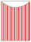 Stripe Rouge Jacket Invitation (3 3/4 x 5 1/8) - 10/Pk