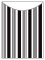 Stripe Black & White Jacket Invitation (3 3/4 x 5 1/8) - 10/Pk