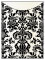 Victoria Black & White Jacket Invitation (3 3/4 x 5 1/8) - 10/Pk