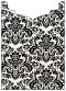 Floral Black Jacket Invitation Style B2 (5 1/8 x 7 1/8) - 10/Pk
