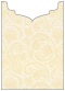 Paisley Gold Jacket Invitation Style B2 (5 1/8 x 7 1/8) - 10/Pk