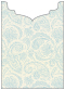 Paisley Blue Jacket Invitation Style B2 (5 1/8 x 7 1/8) - 10/Pk